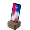 Square Wooden IPhone Charging Dock