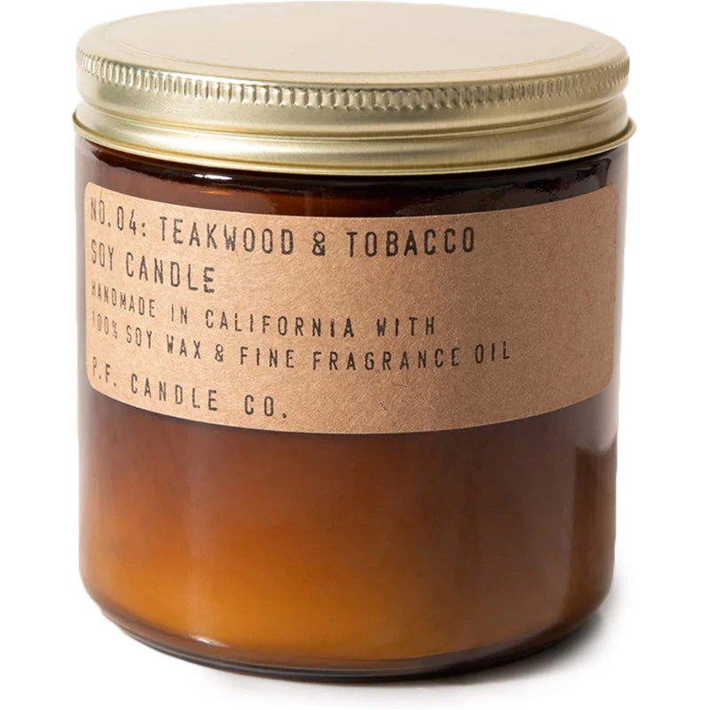 Teakwood + Tobacco Soy Candle - Image 7