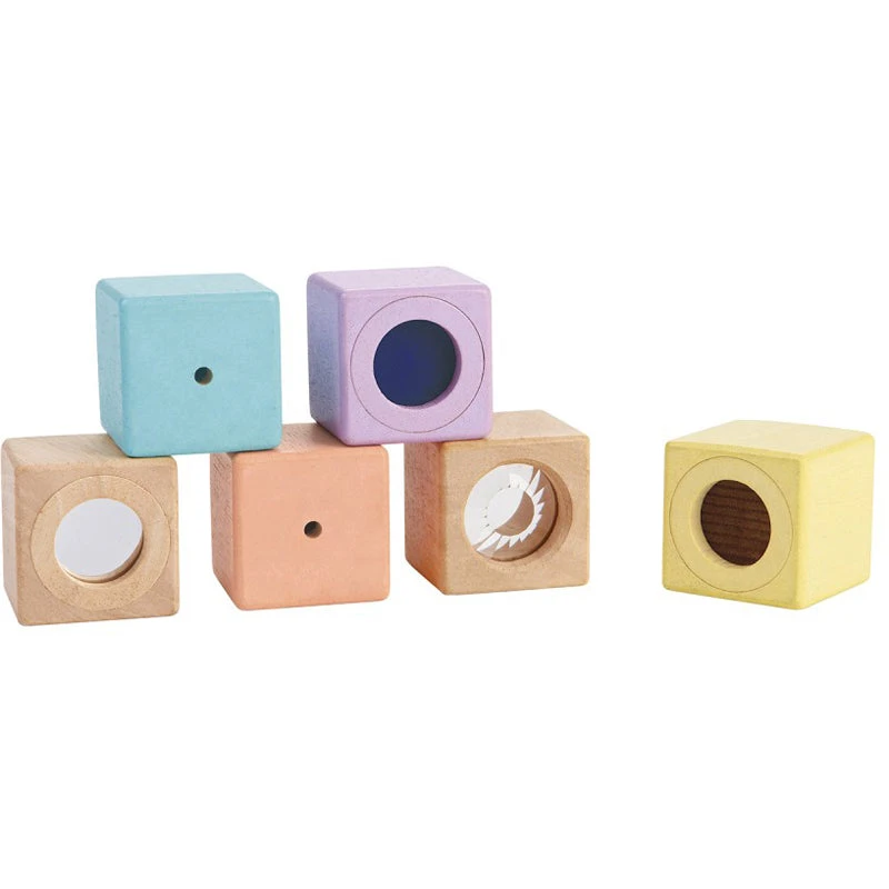 Plantoys Wooden Sensory Blocks
