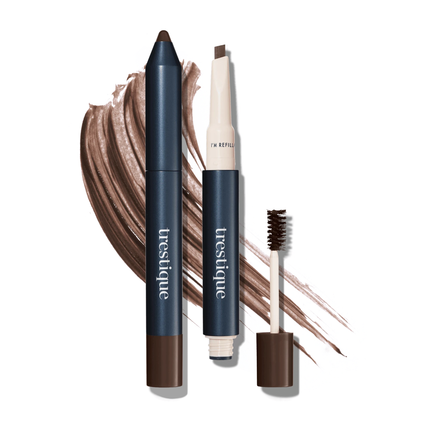 Brow Pencil + Gel- Zero Waste Makeup, Refillable, Vegan - Image 12