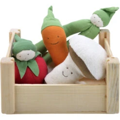 Veggie Crate Plush Dolls Set