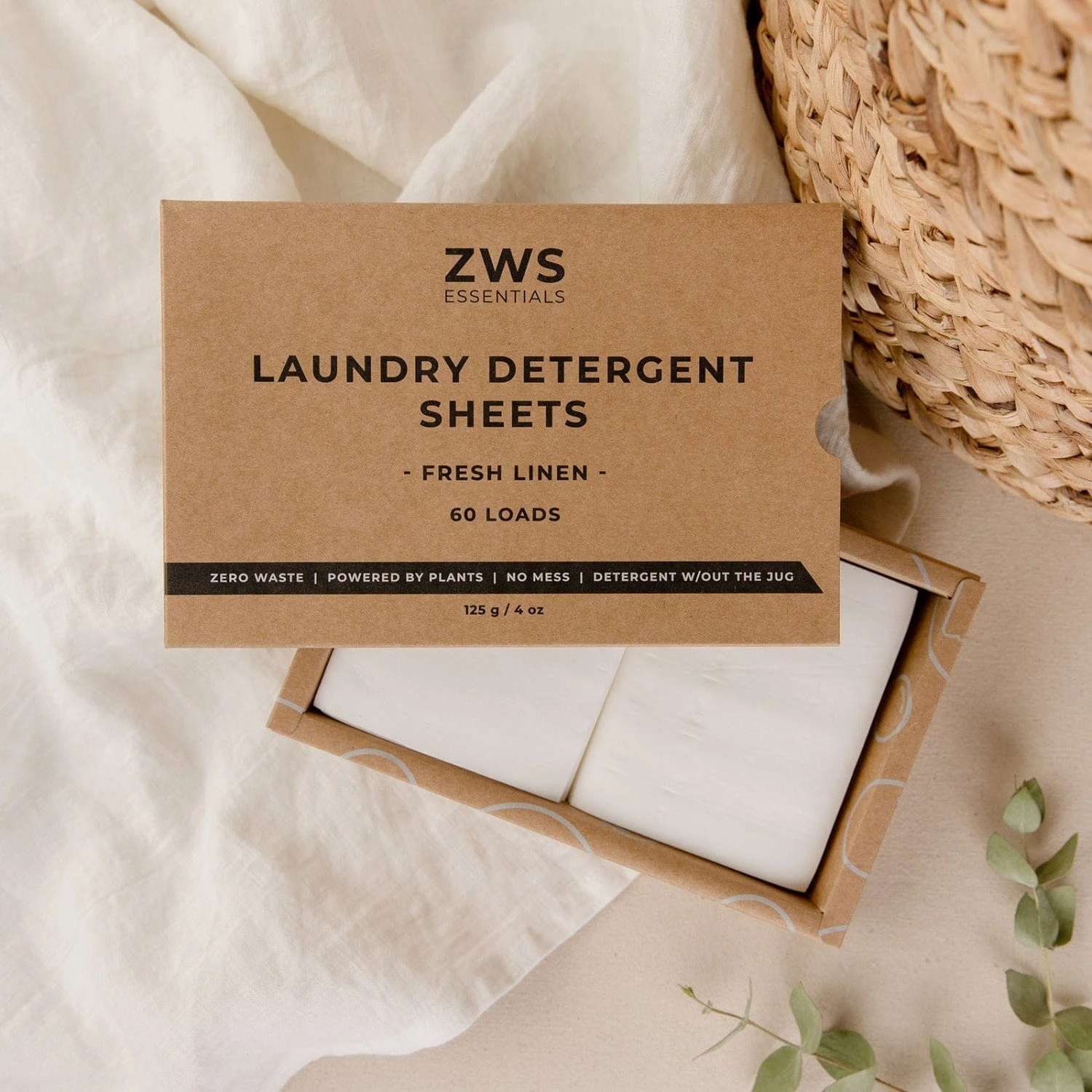 Laundry Detergent Sheets - Zero Waste Laundry Detergent, Eco-Friendly, Plant Based, Allergen-Free, 60 Loads - Image 3