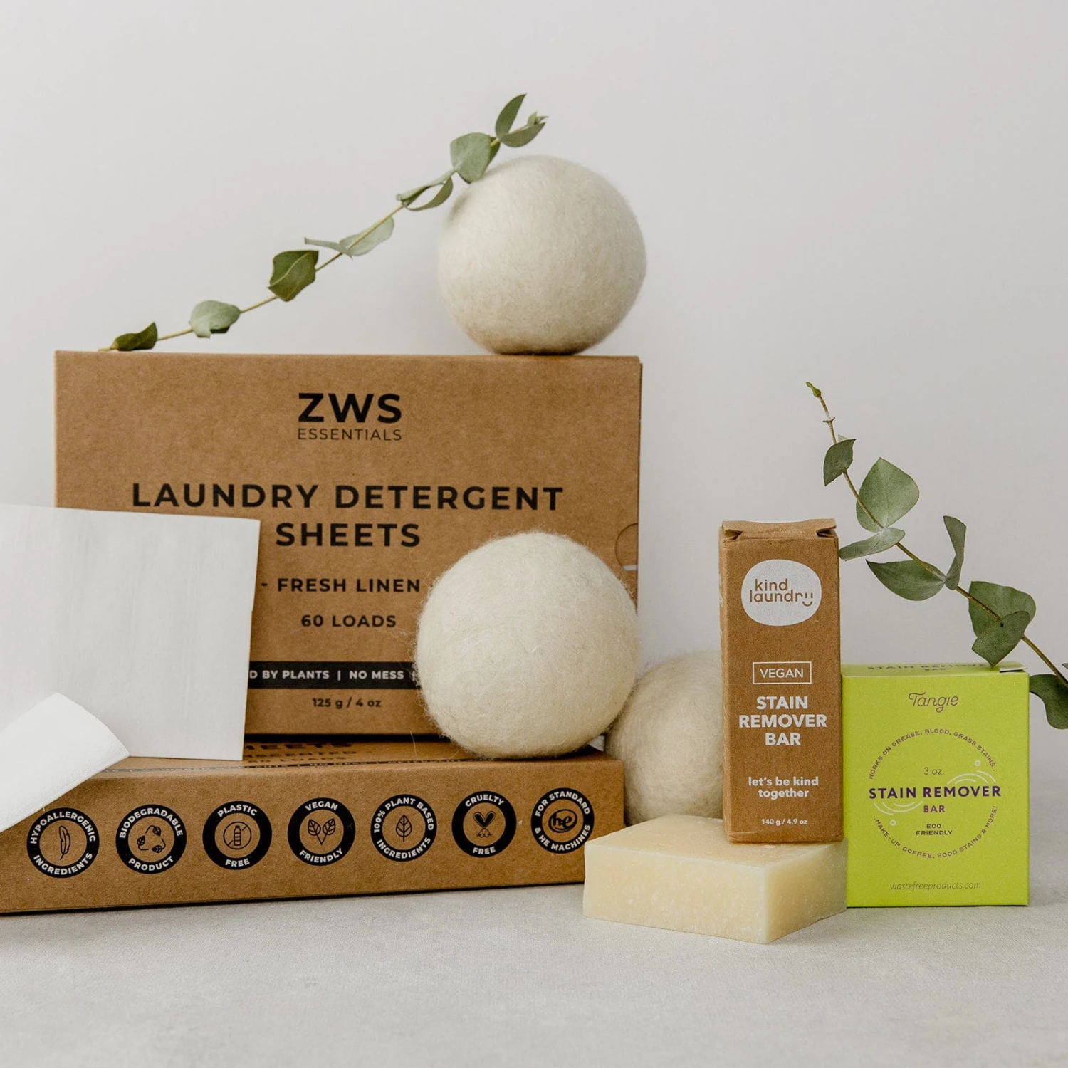 Laundry Detergent Sheets - Zero Waste Laundry Detergent, Eco-Friendly, Plant Based, Allergen-Free, 60 Loads - Image 2